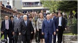 Οι Πρόεδροι της Ελληνικής και της Κυπριακής Δημοκρατίας Κάρολος Παπούλιας και Δημήτρης ...
