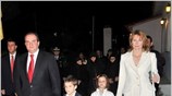 Ο πρωθυπουργός Κώστας Καραμανλής μαζί με την σύζυγο του Νατάσα και τα ...