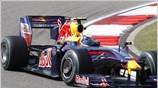 Ο Γερμανός Sebastian Vettel, με Red Bull. ...