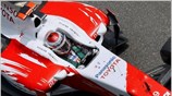 Ο Jarno Trulli της Toyota....