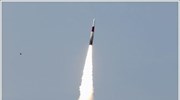 Ο ισραηλινός στρατός πραγματοποίησε με επιτυχία σήμερα μια νέα δοκιμή του πυραύλου ...