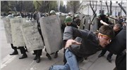 Έκκληση για τερματισμό των διαδηλώσεων στους δρόμους της πρωτεύουσας της Μολδαβίας Τσισινάου, ...