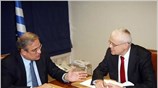 Με τον Επίτροπο Βλαντιμίρ Σπίντλα συναντήθηκε στο υπουργείο Οικονομίας και Οικονομικών ο ...