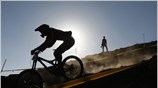 Στιγμιότυπο από το πρωτάθλημα Pan-American Mountain Bike, που διεξάγεται στη Χιλή. ...