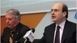 Ο υπουργός Ανάπτυξης Κωστής Χατζηδάκης απευθύνει χαιρετισμό στην έναρξη των εργασιών του ...