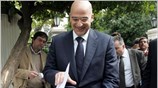 Ο Υπουργός Δικαιοσύνης Νίκος Δένδιας μετά τη λήξη της συνεδρίασης της κυβερνητικής ...