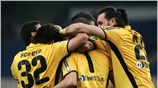Την 5η συνεχόμενη νίκη της πέτυχε η ΑΕΚ, αυτή την φορά επί ...
