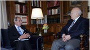 Ο Πρόεδρος της Δημοκρατίας  Κάρολος Παπούλιας συναντήθηκε με τον Πρόεδρο του ...