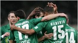 Με τρία γρήγορα γκολ στο β΄ μέρος (48΄ Σαλπιγγίδης, 53΄ Ζιλμπέρτο Σίλβα, ...