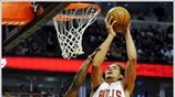 Στιγμιότυπο από την αναμέτρηση Houston Rockets και Chicago Bulls. Νικητές του αγώνα ...