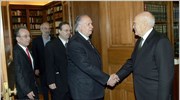 Ο Πρόεδρος της Δημοκρατίας Κάρολος Παπούλιας,  συναντήθηκε  με τον πρόεδρο ...