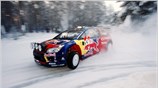 Ο Ισπανός οδηγός Dani Sordo στο shakedown του Νορβηγικού Ράλι. ...