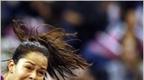 Στιγμιότυπο από τον αγώνα της Σέρβας Ana Ivanovic και της Γιαπωνέζας Ayumi ...