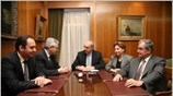 Ο υπουργός Εθνικής Αμυνας Ευάγγελος Μεϊμαράκης συναντήθηκε με νέο προεδρείο Εθνικής Αμυνας ...