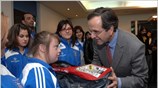 Ο υπουργός Πολιτισμού, κ. Αντώνης Σαμαράς, συναντήθηκε σήμερα με την ελληνική αντιπροσωπεία ...