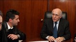 Ο υπουργός ΠΕΧΩΔΕ Γιώργος Σουφλιάς  συνομιλεί με τον Θοδωρή Ζαγοράκη. Ο ...