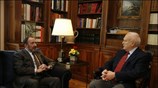 Τον πρόεδρο του Ελληνικού «Ερυθρού Σταυρού» Ανδρέα Μαρτίνη δέχθηκε στο Προεδρικό Μέγαρο ...