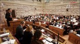 Ο πρόεδρος του Συνασπισμού Αλέξης Τσίπρας σε συνεδρίαση του Συμβουλίου των Προέδρων ...