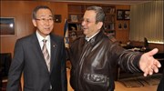 Ο ισραηλινός υπουργός ¶μυνας Εχούντ Μπαράκ ζήτησε συγγνώμη από τον Μπαν Κι-Μουν ...