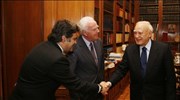 Με εκπροσώπους των παιδικών χωριών SOS συναντήθηκε ο Πρόεδρος της Δημοκρατίας Κάρολος ...