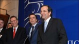Ο απερχόμενος υπουργός Πολιτισμού κ. Μιχάλης Λιάπης ανέφερε χαρακτηριστικά στην ομιλία του ...