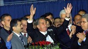 Στις 16 Φεβρουαρίου του 2003 ο Τάσσος Παπαδόπουλος κερδίζει τις προεδρικές εκλογές ...