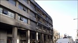 Στιγμιότυπο από τις καταστροφές στην Αθήνα. ...