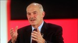 Ο πρόεδρος του ΠΑΣΟΚ κ. Γιώργος Παπανδρέου, στο πλαίσιο των εργασιών του ...
