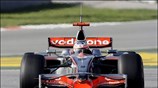 Ο Πέντρο Ντε Λα Ρόσα, δοκιμαστής της McLaren Mercedes στην πίστα του ...