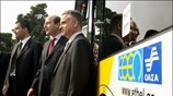 Πραγματοποιήθηκε σήμερα η πρώτη επίσημη παρουσίαση των νέων λεωφορείων αντιρρυπαντικής τεχνολογίας που ...