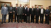 Το Συμβούλιο της Ριζαρείου Εκκλησιαστικής Σχολής δέχθηκε σήμερα το μεσημέρι στο Προεδρικό ...