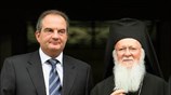 Συνάντηση με τον Οικουμενικό Πατριάρχη κ.Βαρθολομαίο είχε στο Μέγαρο Μαξίμου ο πρωθυπουργός ...