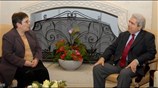 Συνάντηση μιας και πλέον ώρας είχε το μεσημέρι η γενική γραμματέας του ...