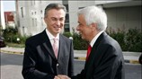 Πραγματοποιήθηκε στη Γ.Γ. Ενημέρωσης και Επικοινωνίας η τελετή παράδοσης παραλαβής από τον ...