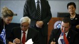 Ο Υπουργός Εσωτερικών καθηγητής Προκόπης Παυλόπουλος συναντήθηκε σήμερα (17-10-2008) με τον Πρώτο ...