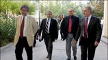 Ο Γραμματέας της Κοινοβουλευτικής Ομάδας του ΠΑΣΟΚ, Δημήτρης Ρέππας, οι βουλευτές Ντίνος ...