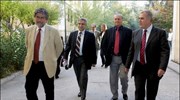 Ο Γραμματέας της Κοινοβουλευτικής Ομάδας του ΠΑΣΟΚ, Δημήτρης Ρέππας, οι βουλευτές Ντίνος ...