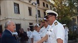Ο υπουργός εμπορικής ναυτιλίας Αναστάσης Παπαληγούρας επισκέφθηκε σήμερα το κεντρικό λιμεναρχείο Πειραιά. ...