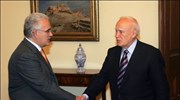 Με το προεδρείο της ΓΣΕΒΕΕ συναντήθηκε σήμερα ο Πρόεδρος της Δημοκρατίας Κάρολος ...