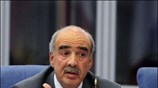 Ο υπουργός Εθνικής ¶μυνας Ευάγγελος Μεϊμαράκης μετά την ολοκλήρωση των εργασιών της ...
