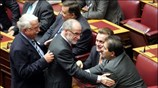 Οι βουλευτές  Αθανάσιος Γιαννόπουλος (Α), Σταύρος Δαϊλάκης (2Α) , Γιώργος  ...