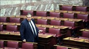 Ο βουλευτής του ΠΑΣΟΚ Ευάγγελος Βενιζέλος φθάνει στη Βουλή. ...