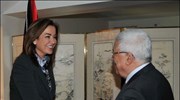 Η υπουργός Εξωτερικών Ντόρα Μπακογιάννη συναντήθηκε με τον Πρόεδρο της Παλαιστινιακής Αρχής ...