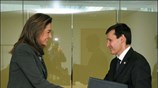 Η υπουργός εξωτερικών Ντόρα Μπακογιάννη και ο υπουργός εξωτερικών του Τουρκμενιστάν Ρασίντ ...