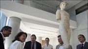 Οι βουλευτές του ΠΑΣΟΚ Ευάγγελος Βενιζέλος και Μαρία Δαμανάκη, μέλη κλιμακίου του ...