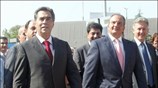 Ο πρωθυπουργός Κώστας Καραμανλής επισκέπτεται τις εγκαταστάσεις της 73ης Διεθνούς Έκθεσης Θεσσαλονίκης, ...