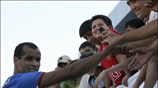 Υποδοχή μεσσία για τον Ριβάλντο, ο οποίος έφτασε χθες τα ξημερώματα στο ...