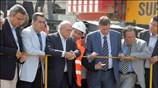 Επίσκεψη του Υπουργού ΠΕΧΩΔΕ Γιώργου Σουφλιά στα έργα του Μετρό στον Σιδηροδρομικό ...