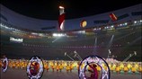 Στιγμιότυπο από την Τελετή Λήξης των Ολυμπιακών Αγώνων του Πεκίνου. ...