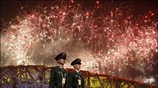 Στιγμιότυπο από την Τελετή Λήξης των Ολυμπιακών Αγώνων του Πεκίνου. ...